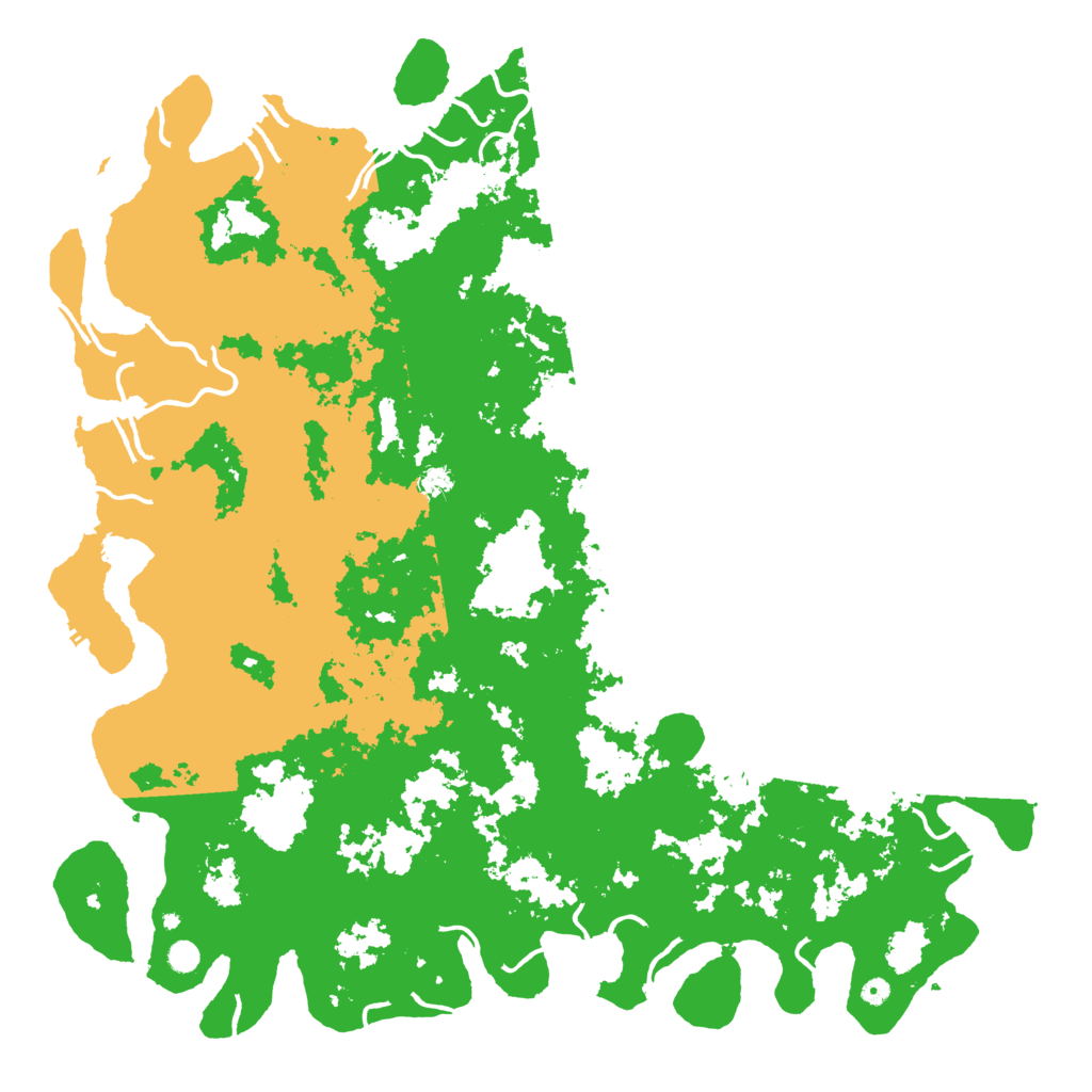 Biome Rust Map: Procedural Map, Size: 6000, Seed: 69279517