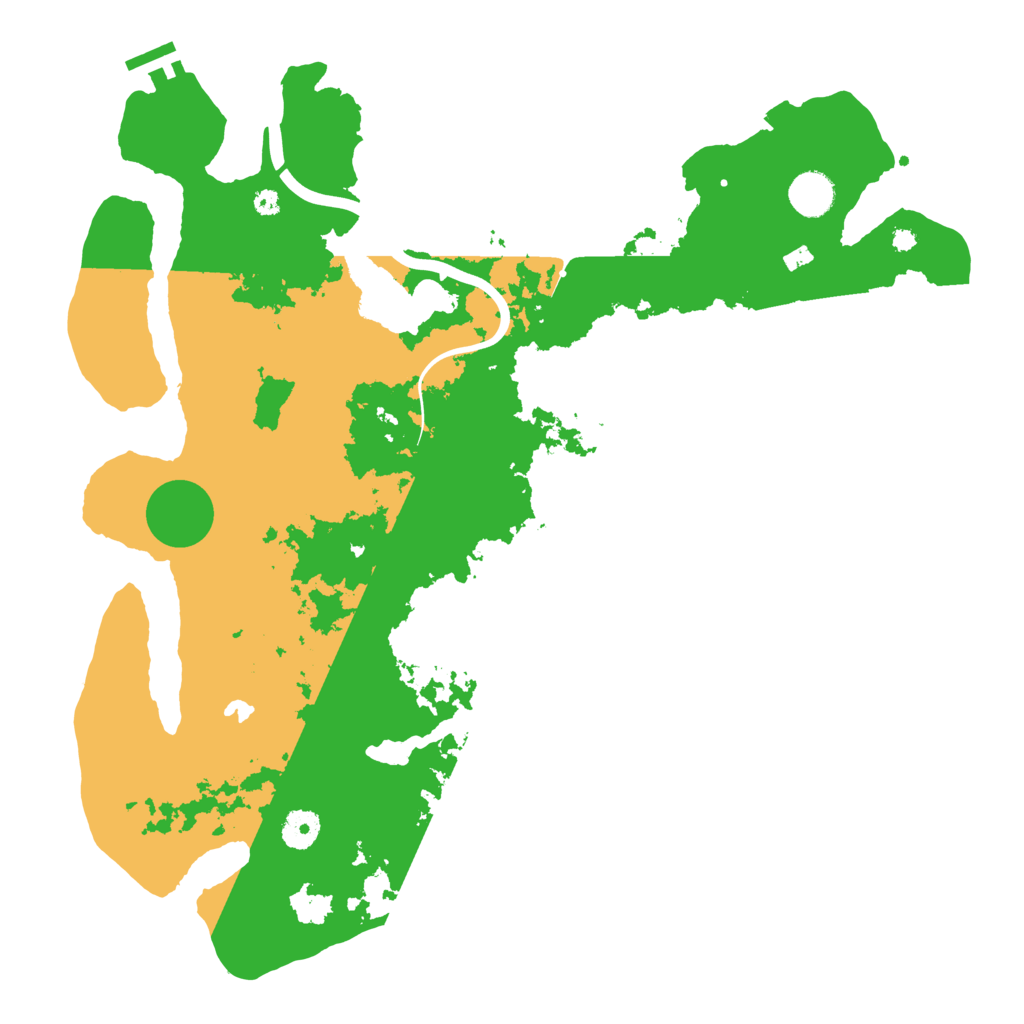 Biome Rust Map: Procedural Map, Size: 4000, Seed: 123756