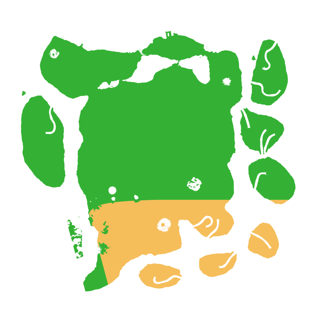 Biome Rust Map: Procedural Map, Size: 3550, Seed: 110982