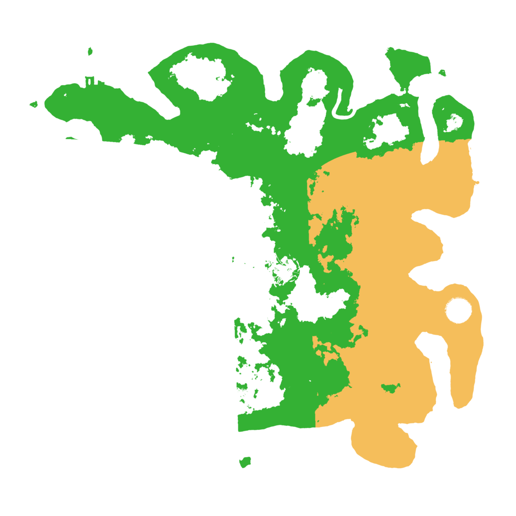 Biome Rust Map: Procedural Map, Size: 3550, Seed: 817719