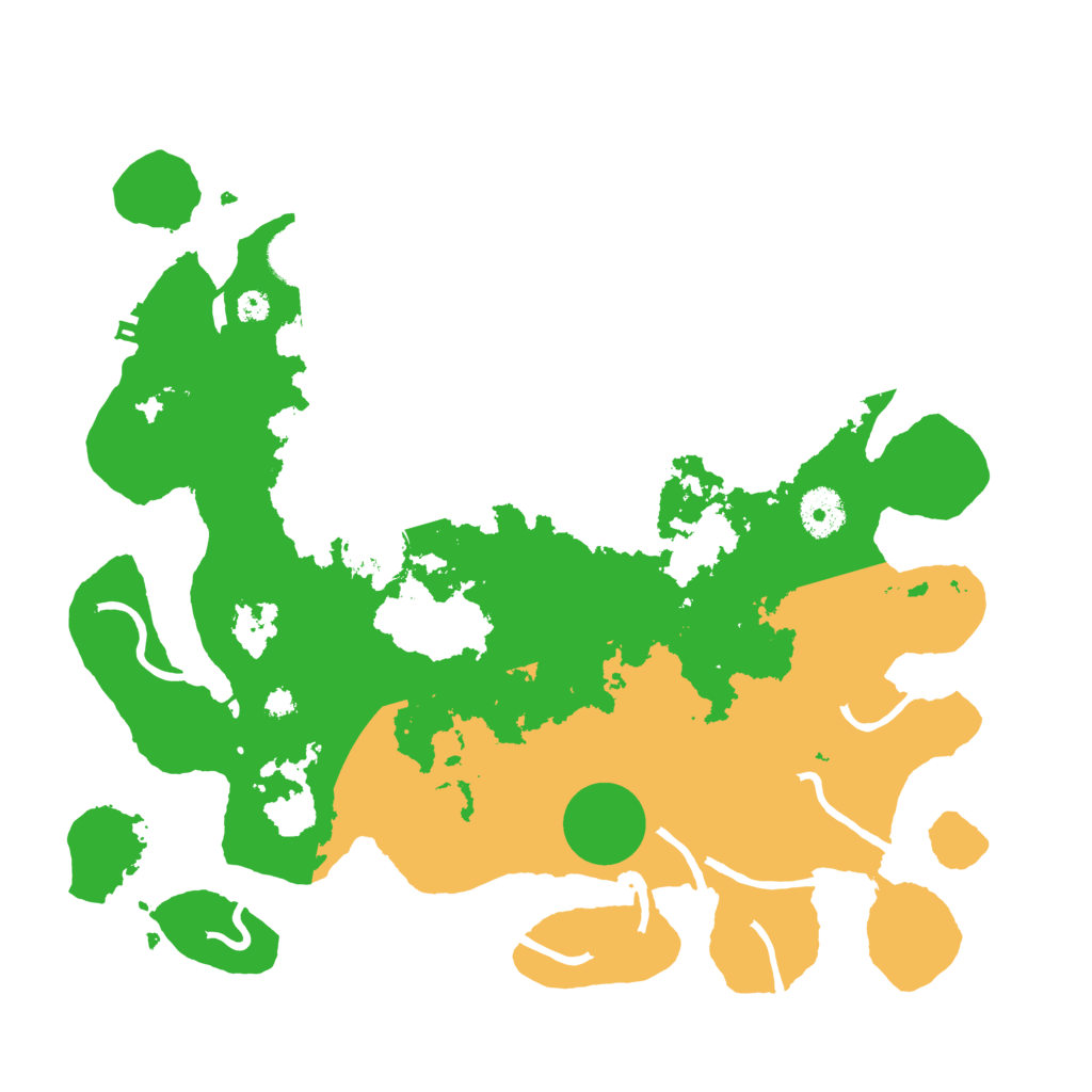 Biome Rust Map: Procedural Map, Size: 3500, Seed: 1139660886