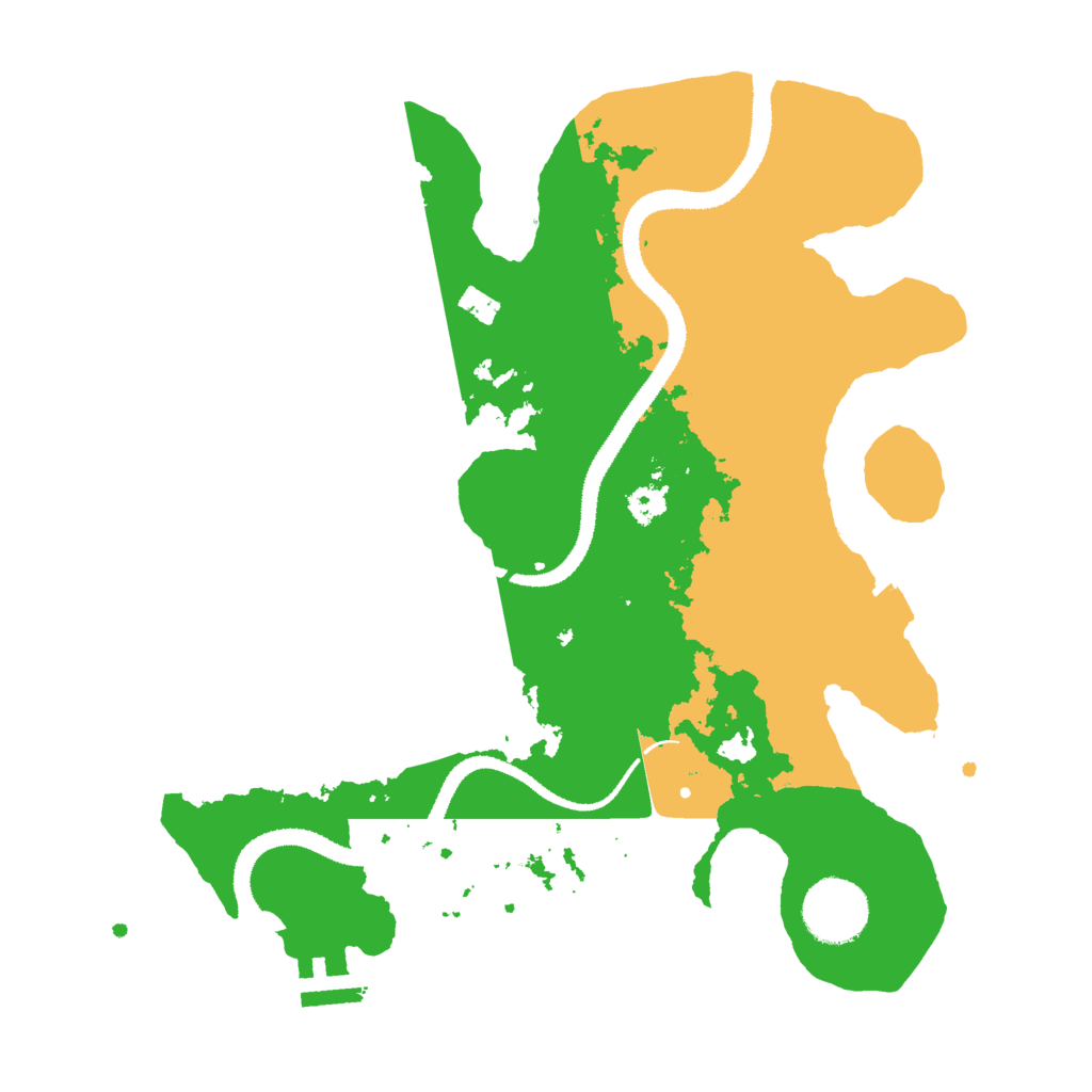 Biome Rust Map: Procedural Map, Size: 3000, Seed: 32755