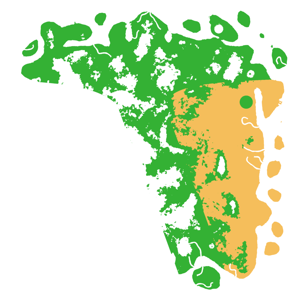 Biome Rust Map: Procedural Map, Size: 6000, Seed: 1874611