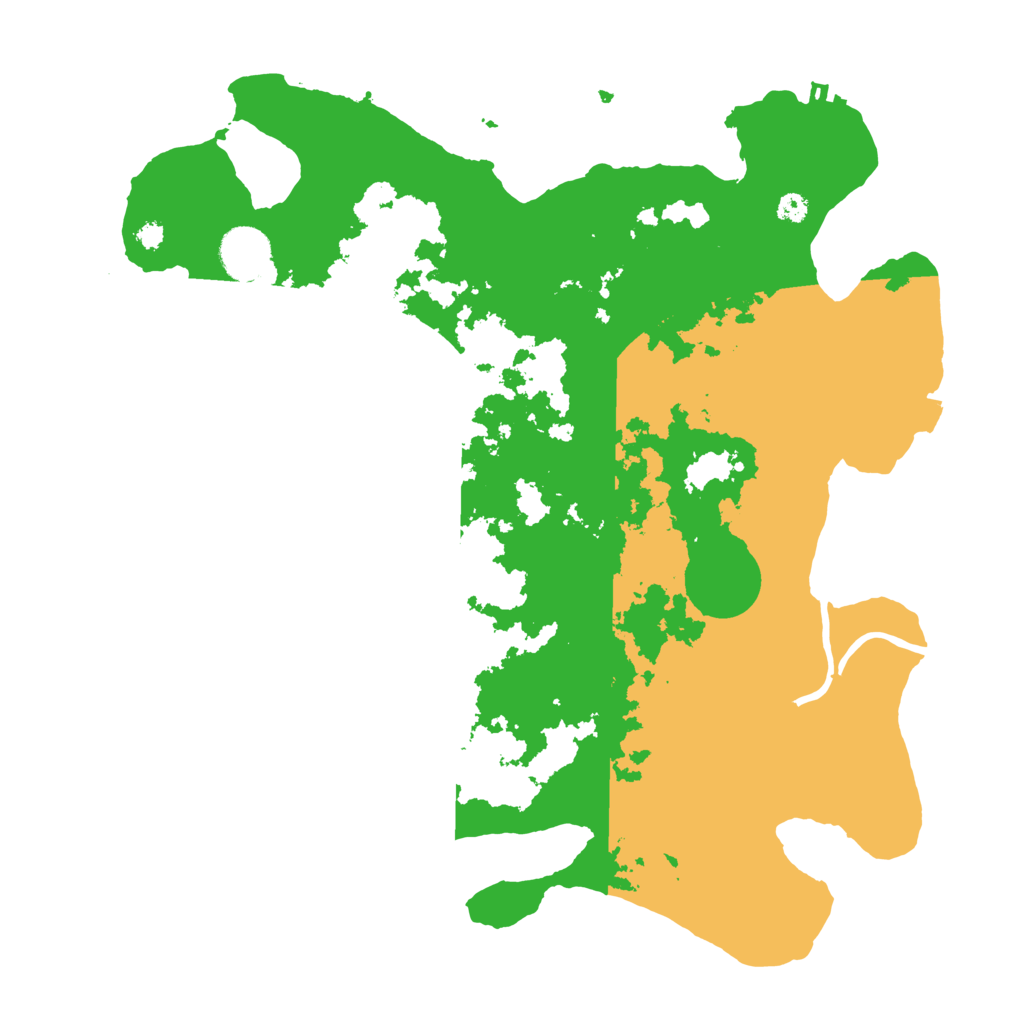 Biome Rust Map: Procedural Map, Size: 3550, Seed: 767092