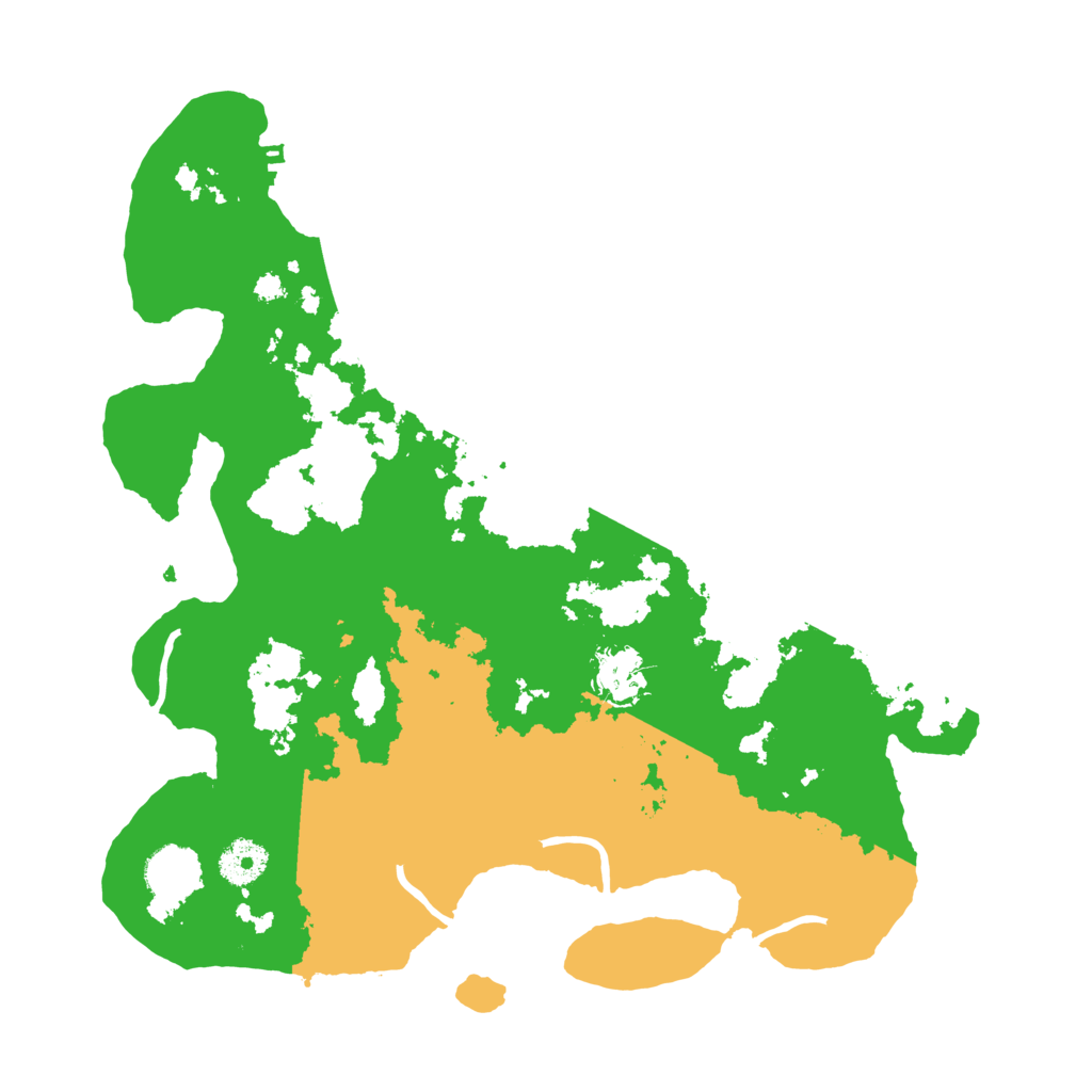 Biome Rust Map: Procedural Map, Size: 3550, Seed: 740642