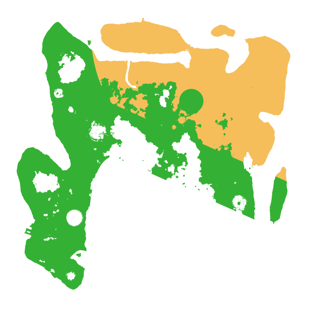 Biome Rust Map: Procedural Map, Size: 3500, Seed: 1259