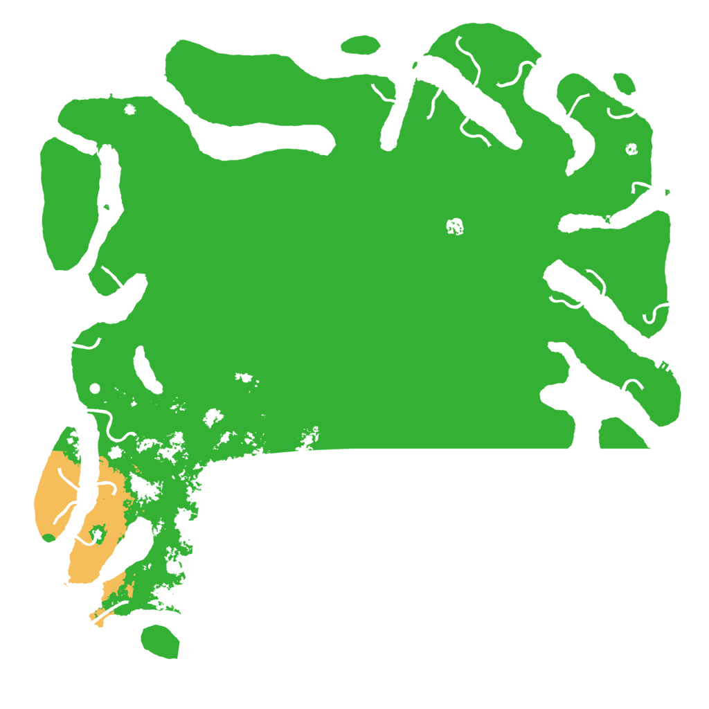 Biome Rust Map: Procedural Map, Size: 6000, Seed: 32749206