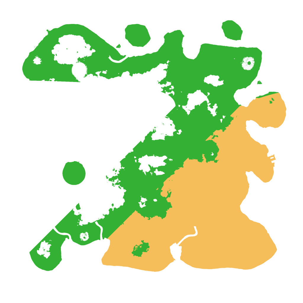Biome Rust Map: Procedural Map, Size: 3500, Seed: 488