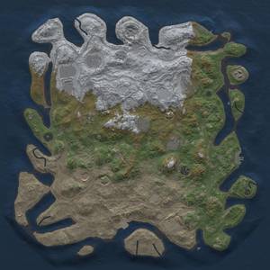 Thumbnail Rust Map: Procedural Map, Size: 4500, Seed: 150, 19 Monuments