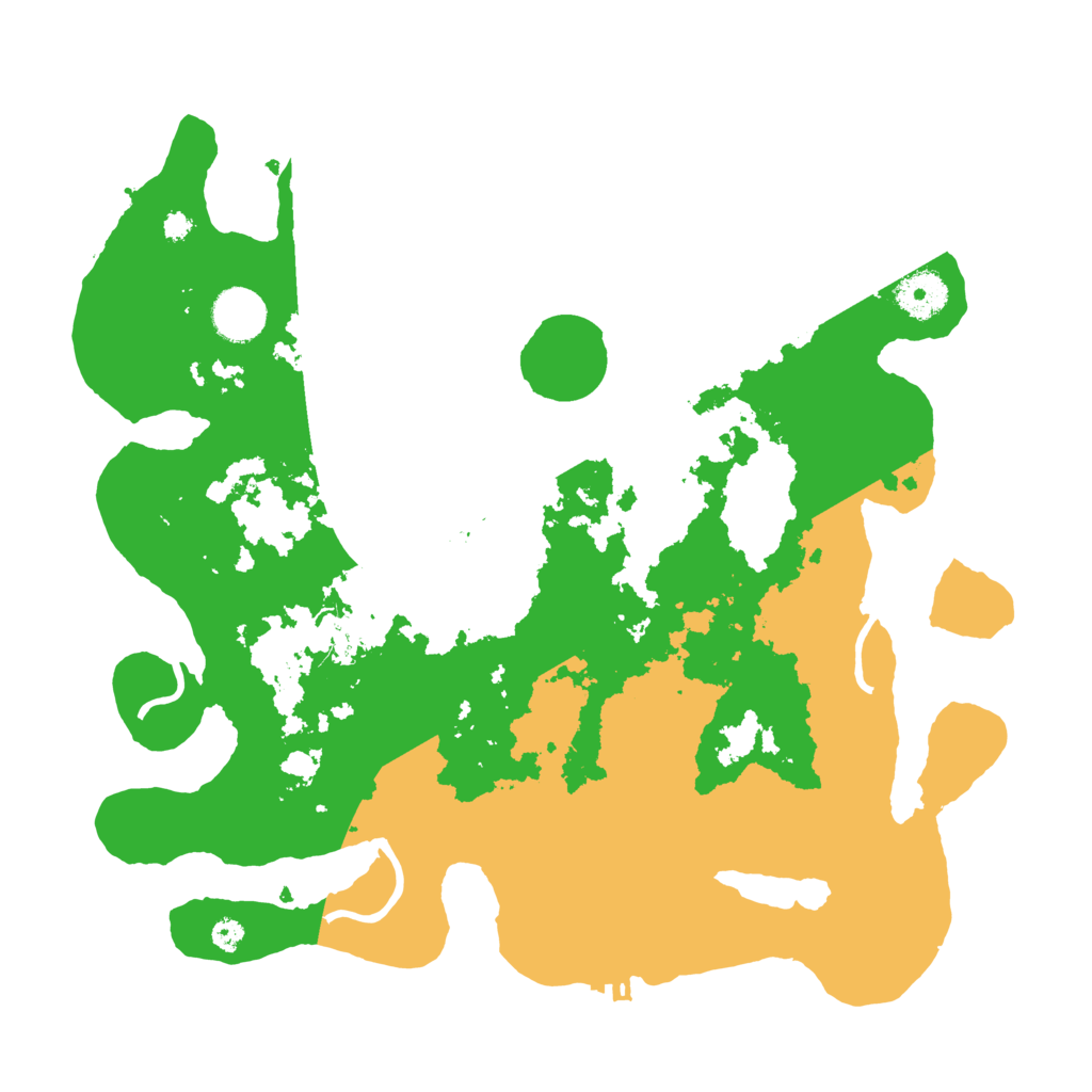 Biome Rust Map: Procedural Map, Size: 3550, Seed: 479396