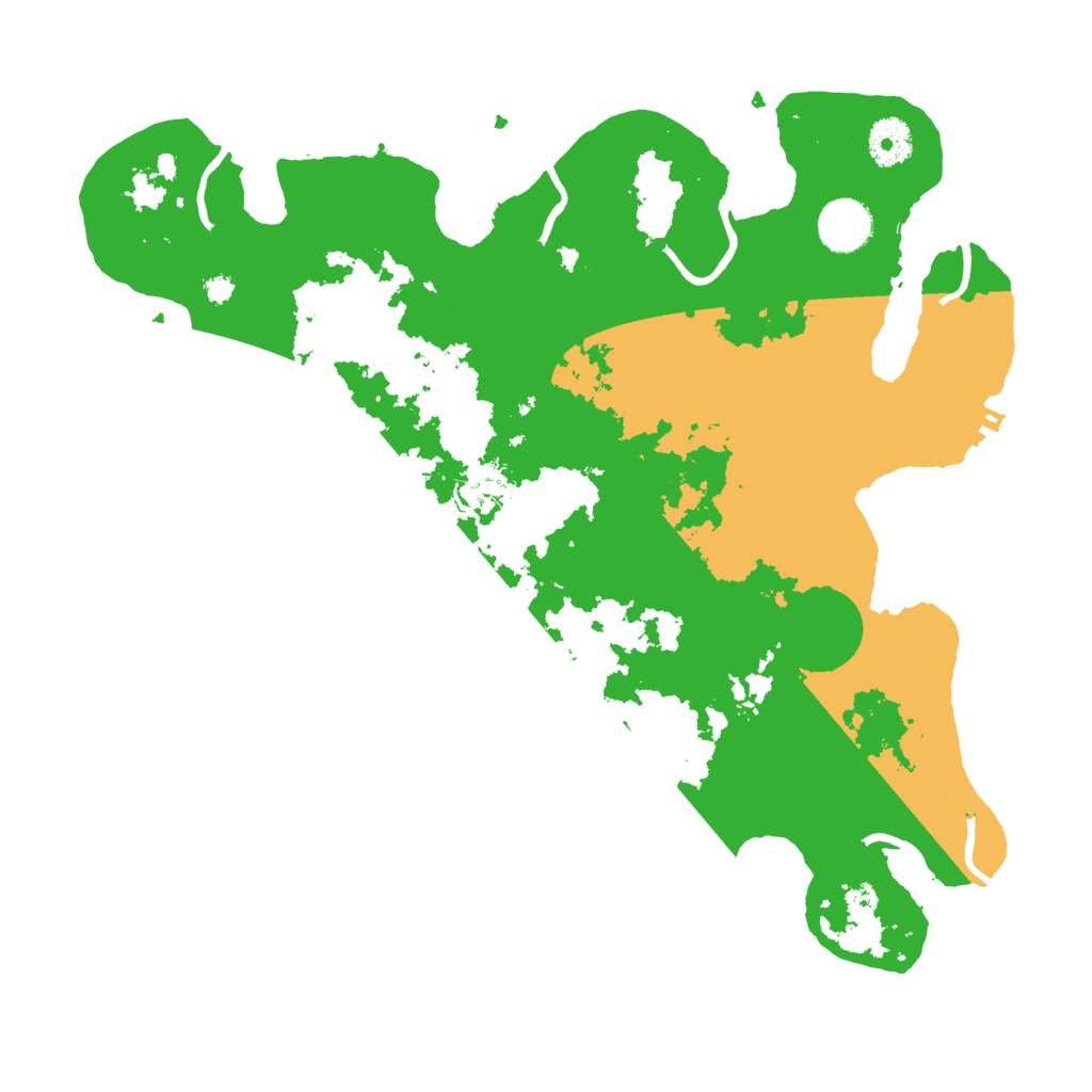 Biome Rust Map: Procedural Map, Size: 3550, Seed: 41196