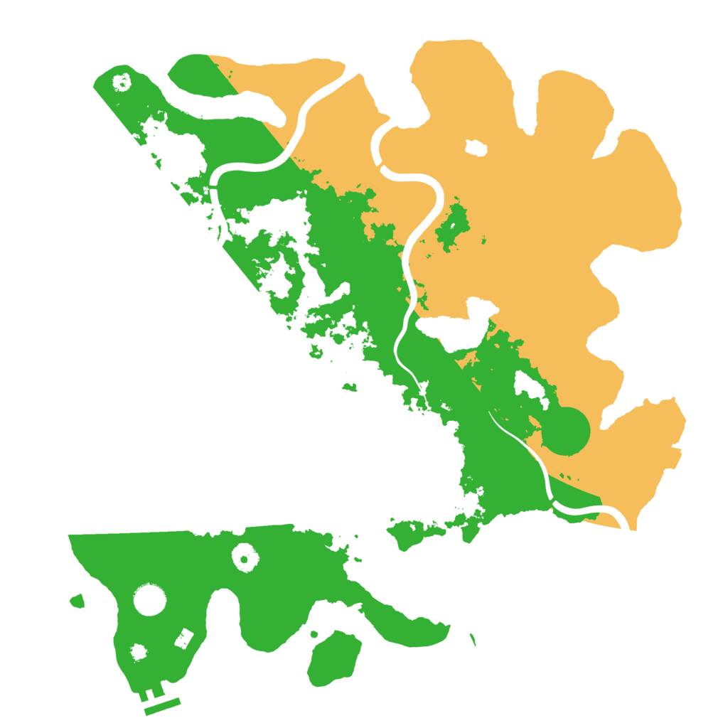 Biome Rust Map: Procedural Map, Size: 4000, Seed: 662563
