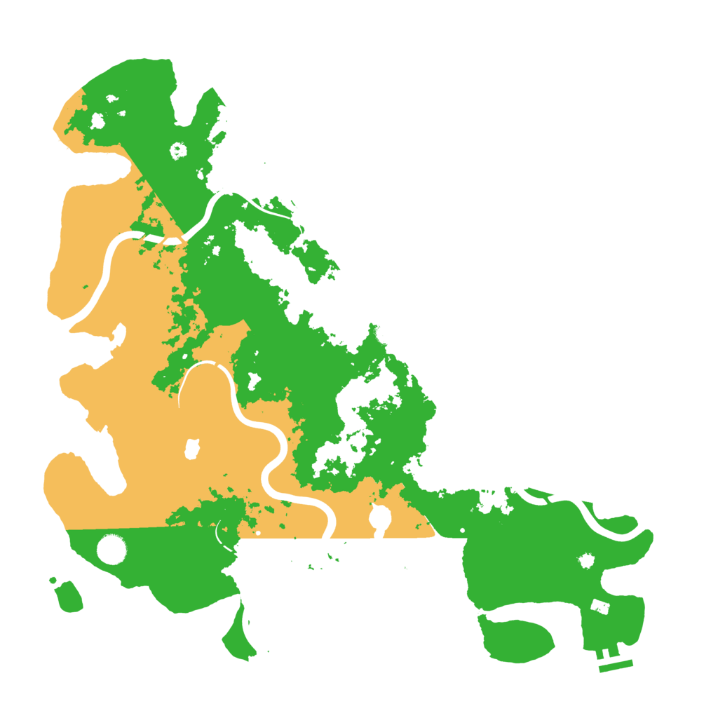 Biome Rust Map: Procedural Map, Size: 4250, Seed: 70007