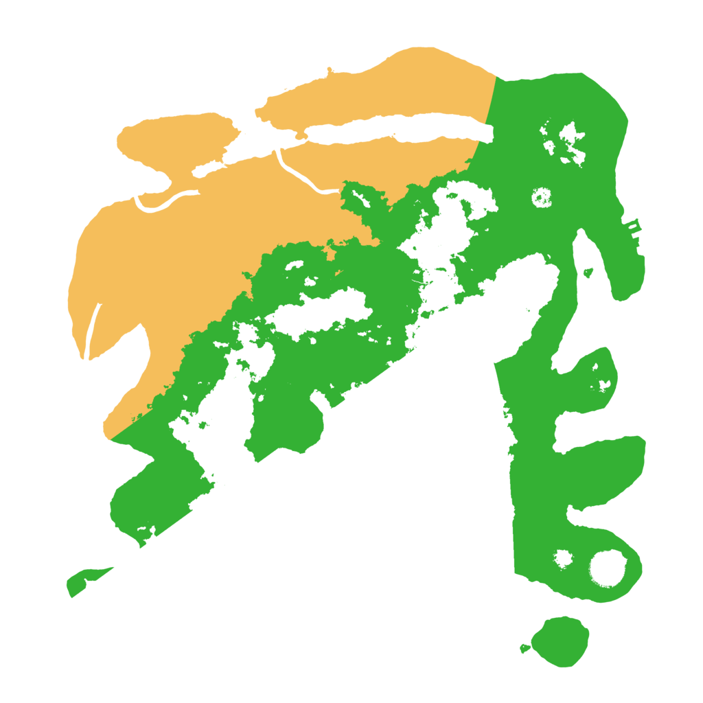 Biome Rust Map: Procedural Map, Size: 3500, Seed: 38274842