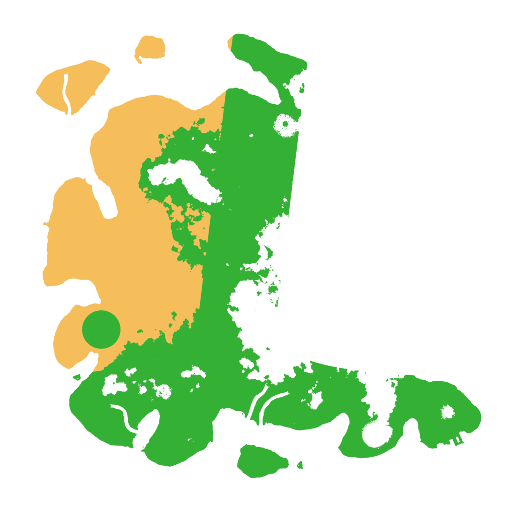 Biome Rust Map: Procedural Map, Size: 3550, Seed: 958260