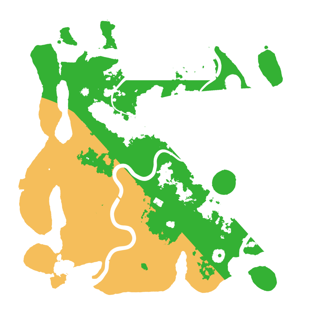 Biome Rust Map: Procedural Map, Size: 3600, Seed: 1828943469