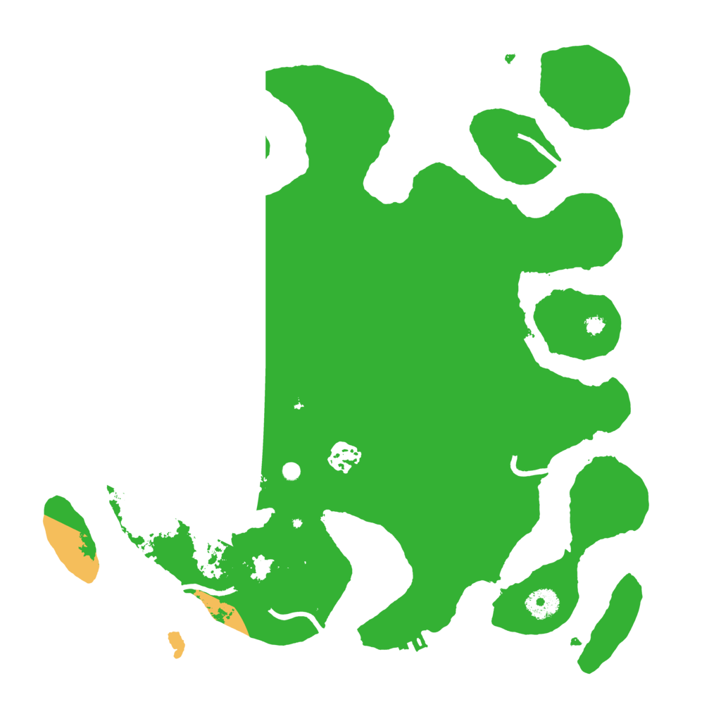 Biome Rust Map: Procedural Map, Size: 3500, Seed: 84152