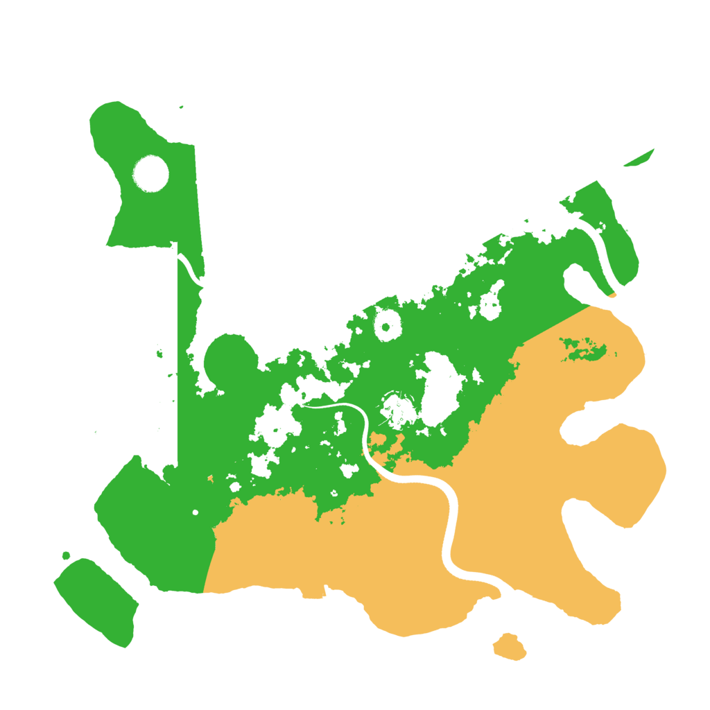 Biome Rust Map: Procedural Map, Size: 3550, Seed: 817042