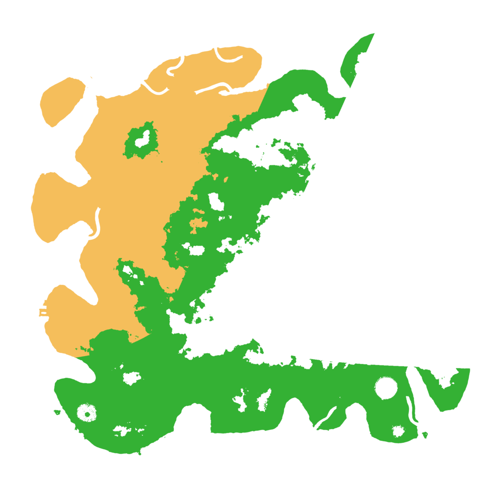 Biome Rust Map: Procedural Map, Size: 4000, Seed: 25