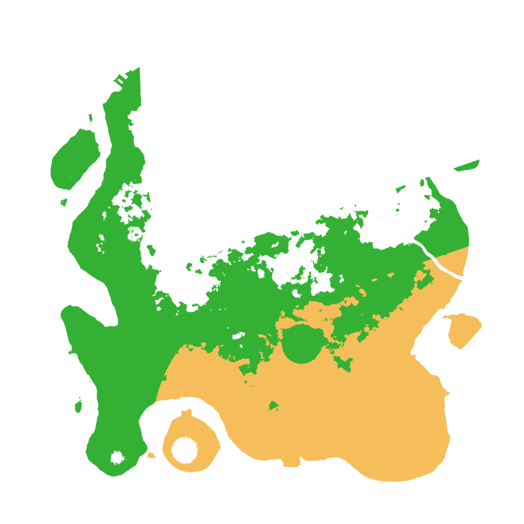 Biome Rust Map: Procedural Map, Size: 3550, Seed: 278960