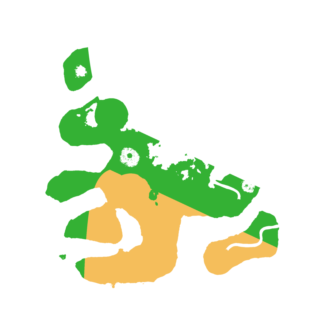 Biome Rust Map: Procedural Map, Size: 2500, Seed: 84527271