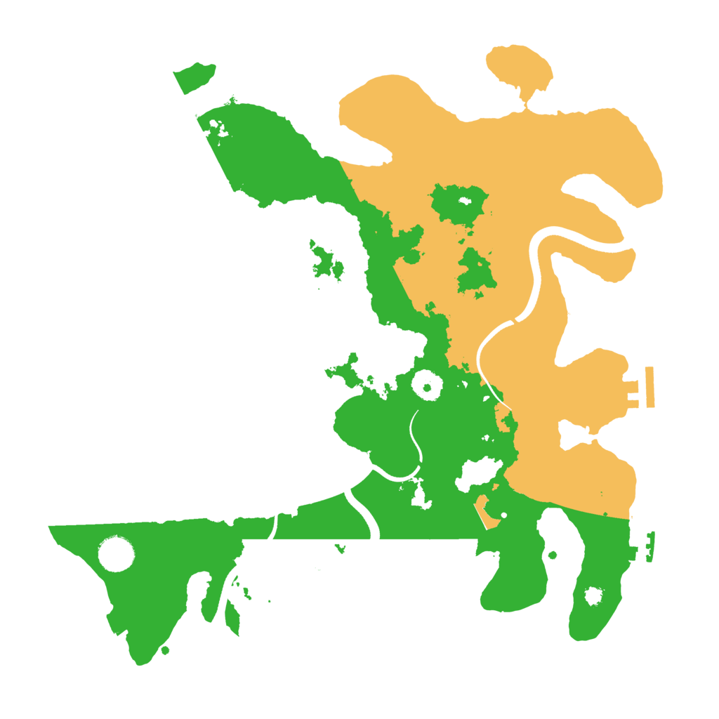 Biome Rust Map: Procedural Map, Size: 3550, Seed: 620731