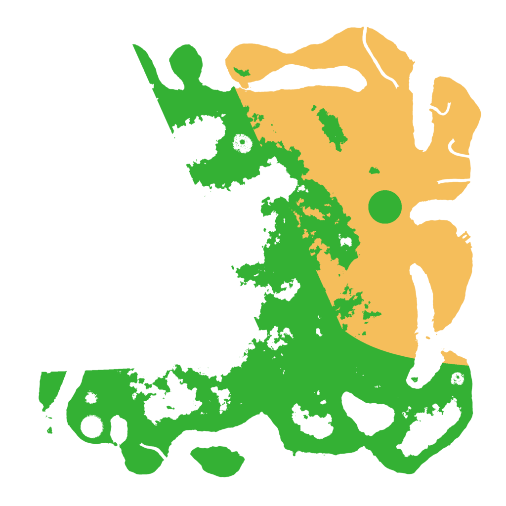 Biome Rust Map: Procedural Map, Size: 4000, Seed: 168713