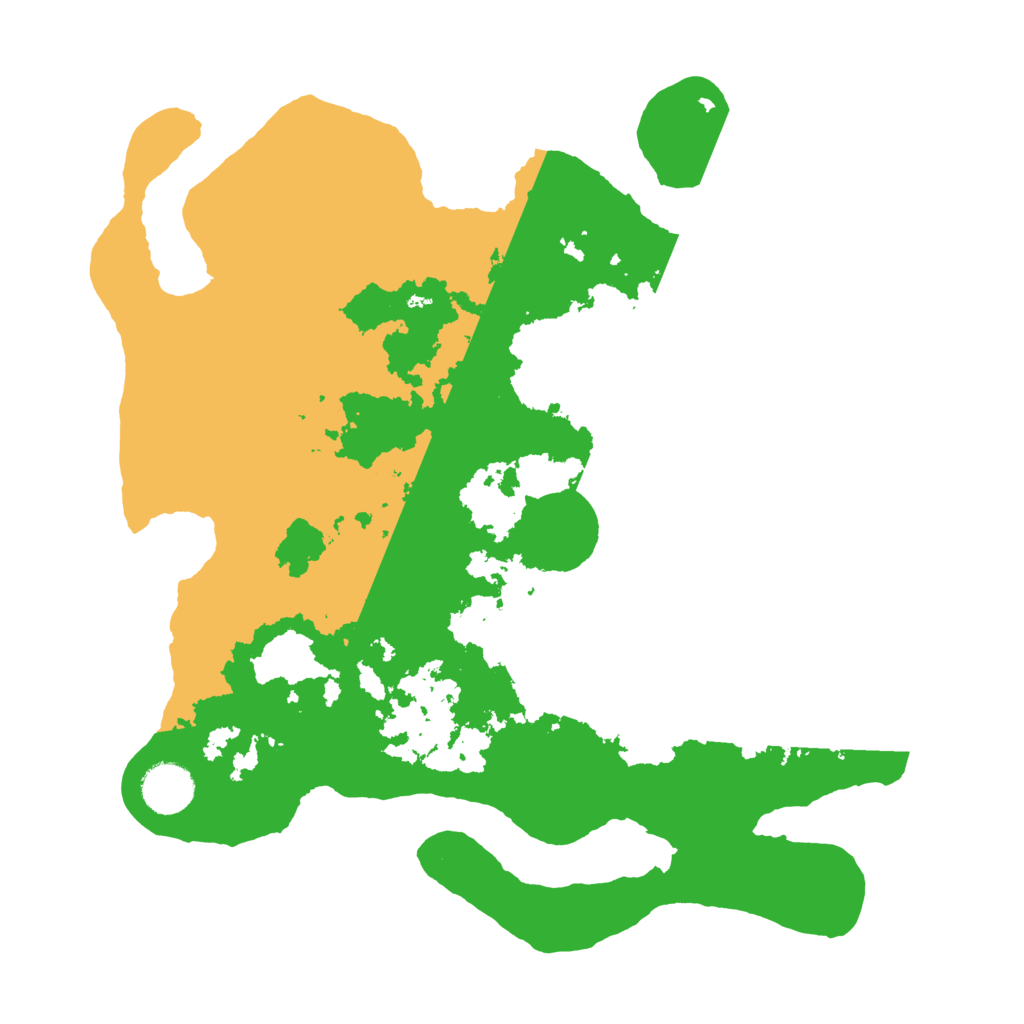 Biome Rust Map: Barren, Size: 3500, Seed: 97652323