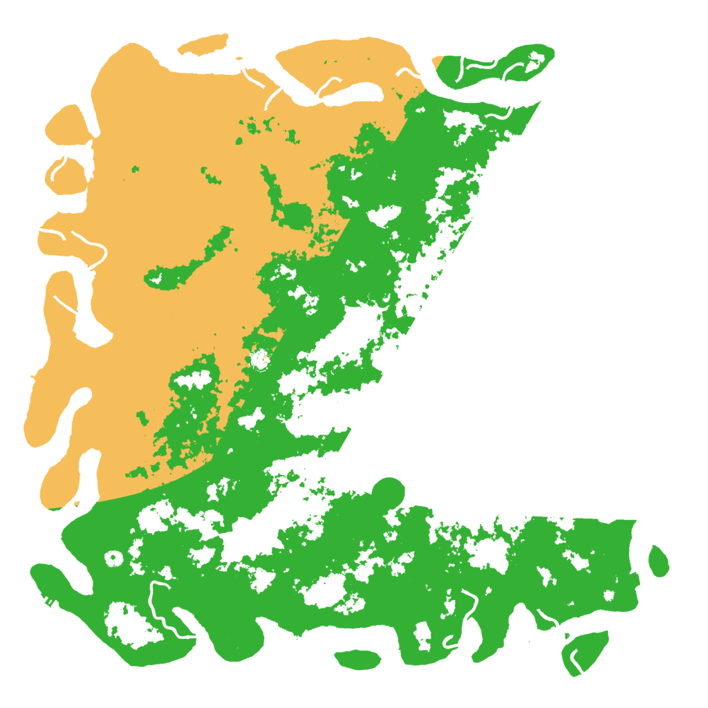 Biome Rust Map: Procedural Map, Size: 5999, Seed: 50500