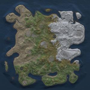 Thumbnail Rust Map: Procedural Map, Size: 4000, Seed: 68, 17 Monuments