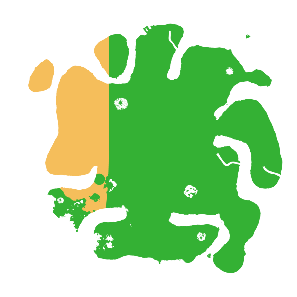 Biome Rust Map: Procedural Map, Size: 3500, Seed: 1219501872