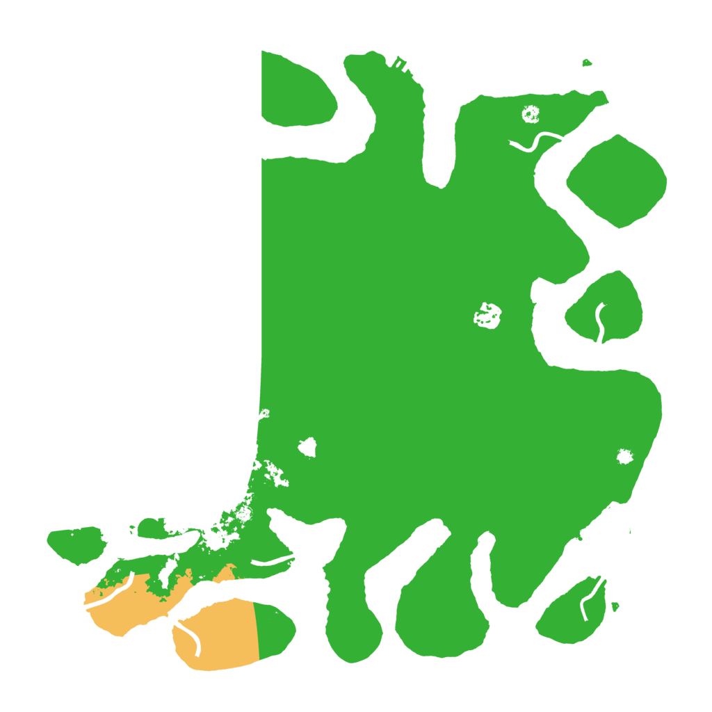 Biome Rust Map: Procedural Map, Size: 4000, Seed: 122947