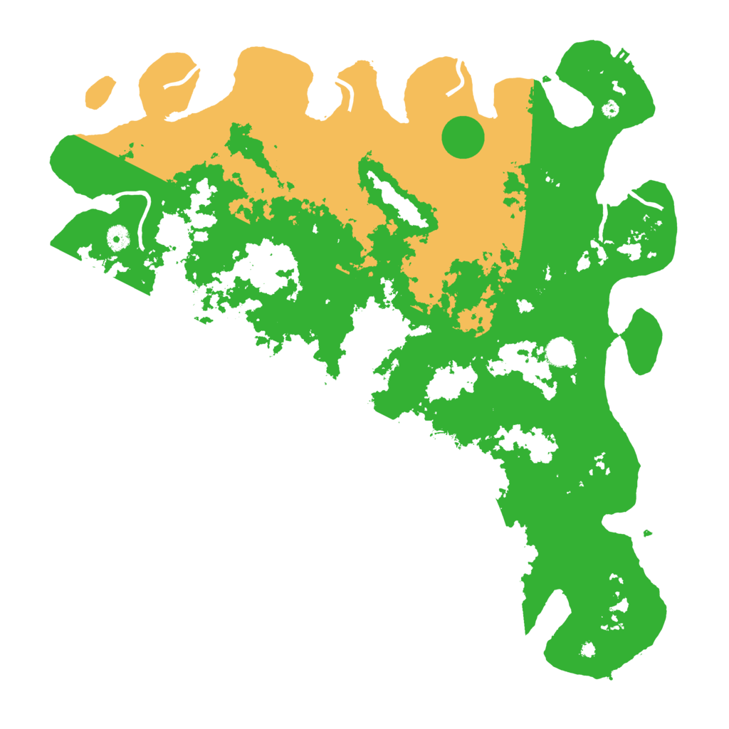 Biome Rust Map: Procedural Map, Size: 4500, Seed: 3