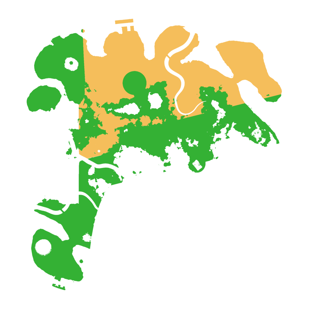 Biome Rust Map: Procedural Map, Size: 3500, Seed: 1977572447