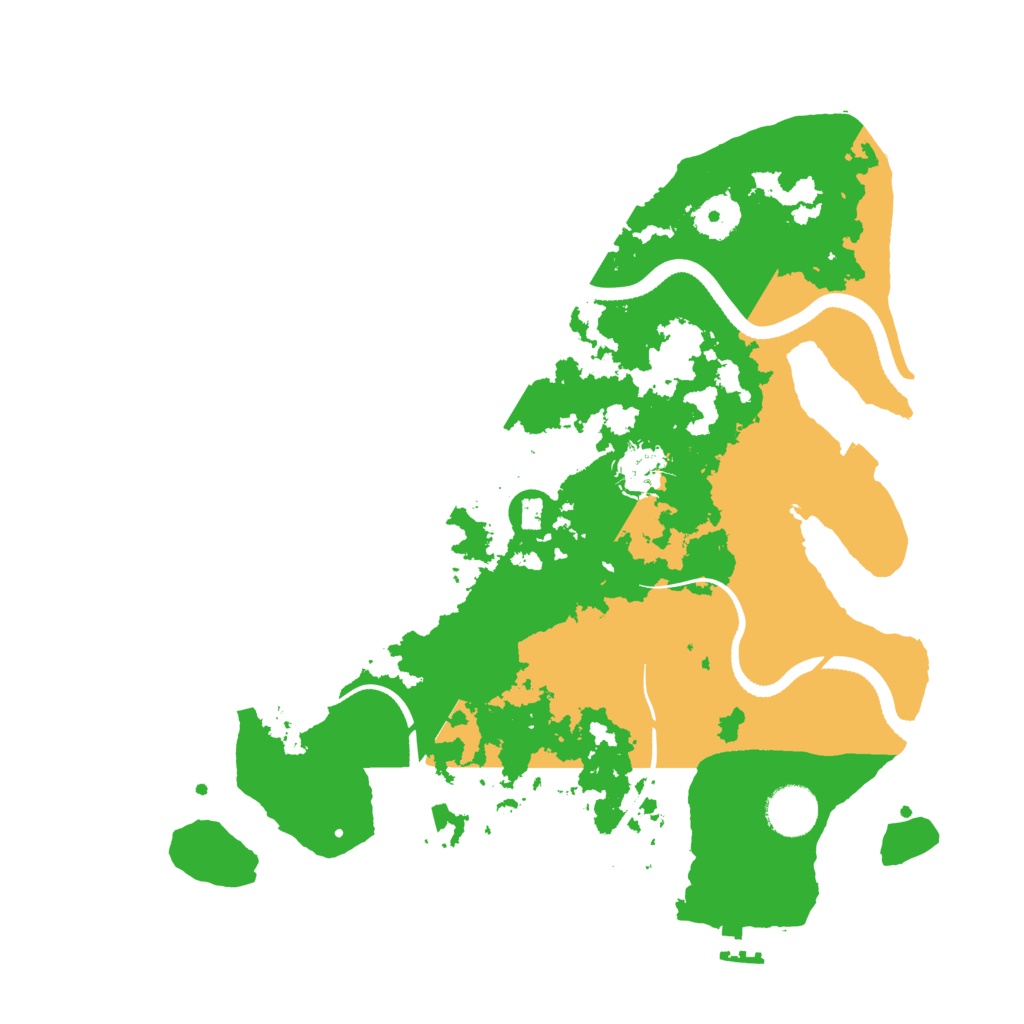 Biome Rust Map: Procedural Map, Size: 3500, Seed: 1879019388