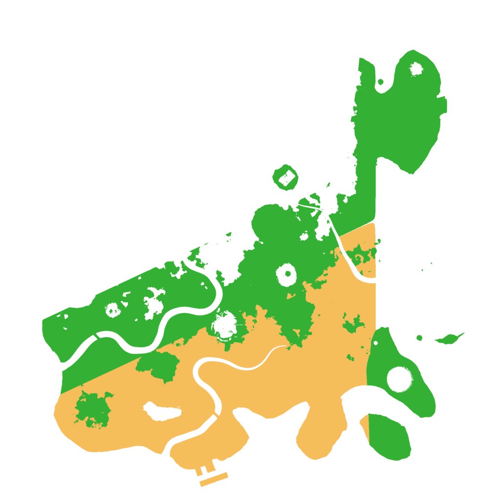 Biome Rust Map: Procedural Map, Size: 3500, Seed: 1908518185