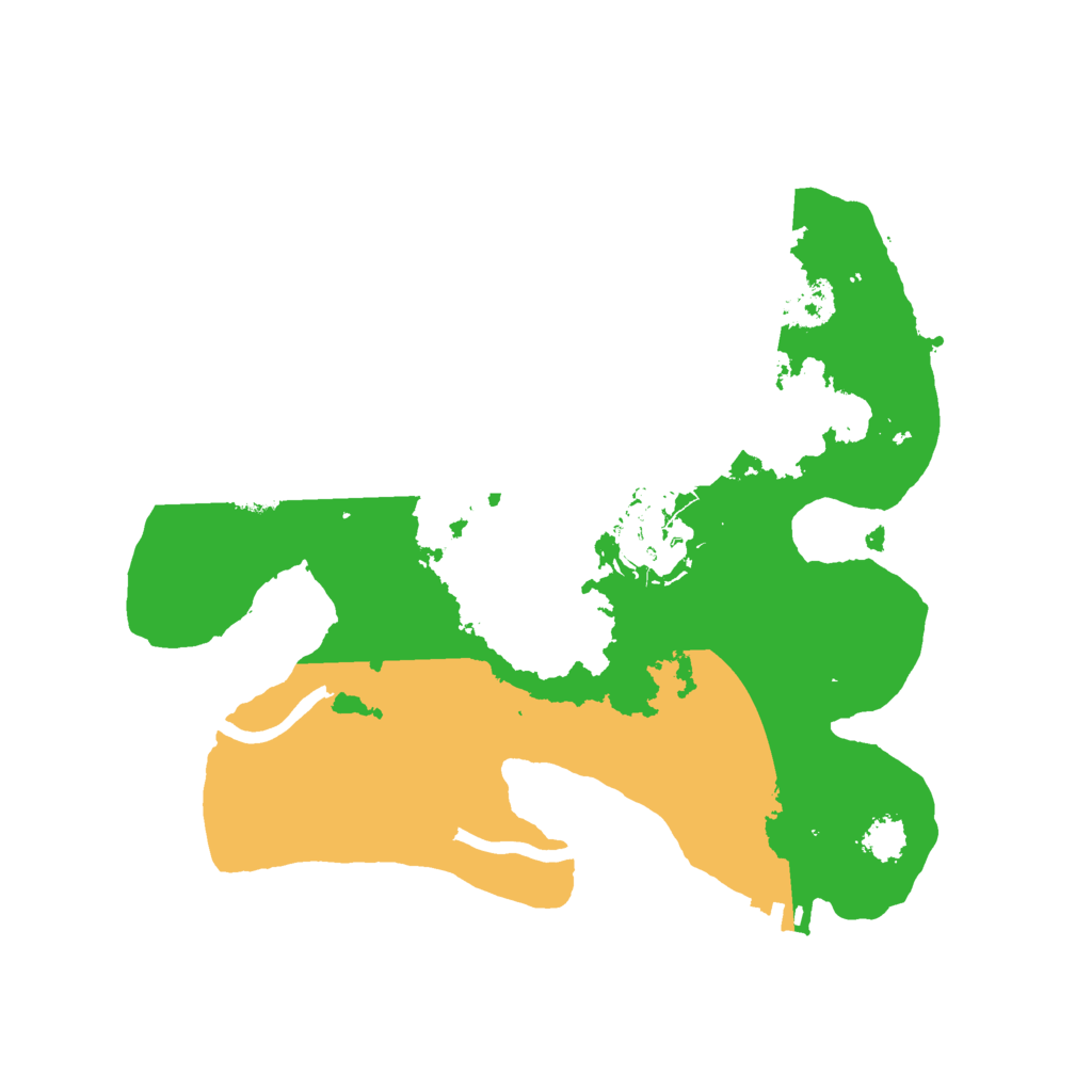 Biome Rust Map: Procedural Map, Size: 2300, Seed: 2487900