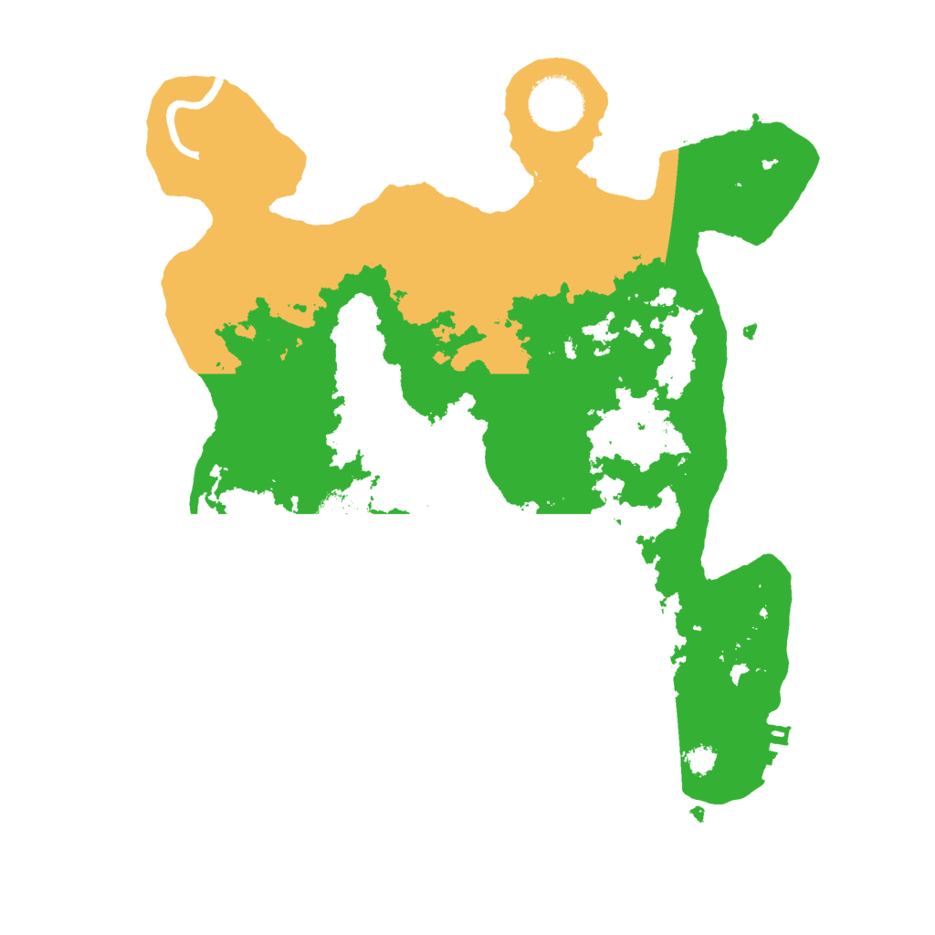 Biome Rust Map: Procedural Map, Size: 3000, Seed: 264988247