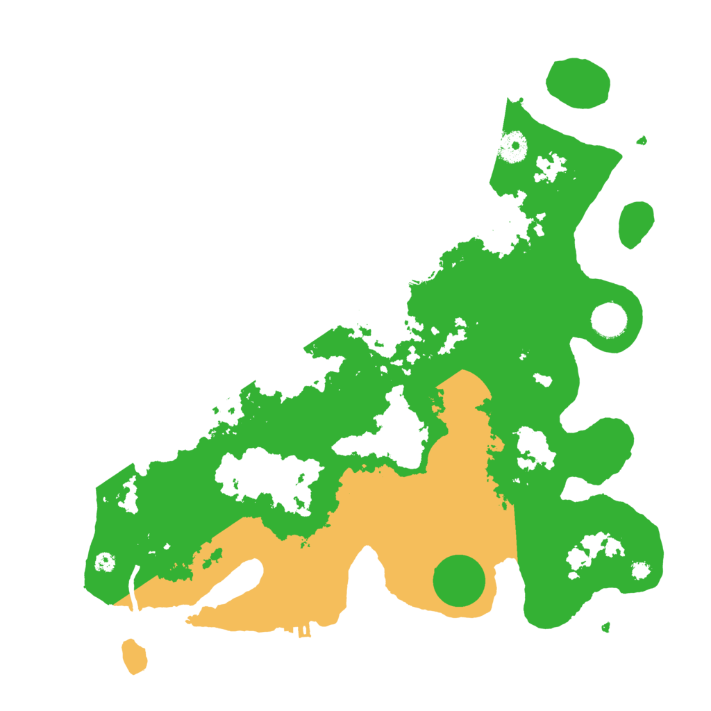 Biome Rust Map: Procedural Map, Size: 3600, Seed: 730235199