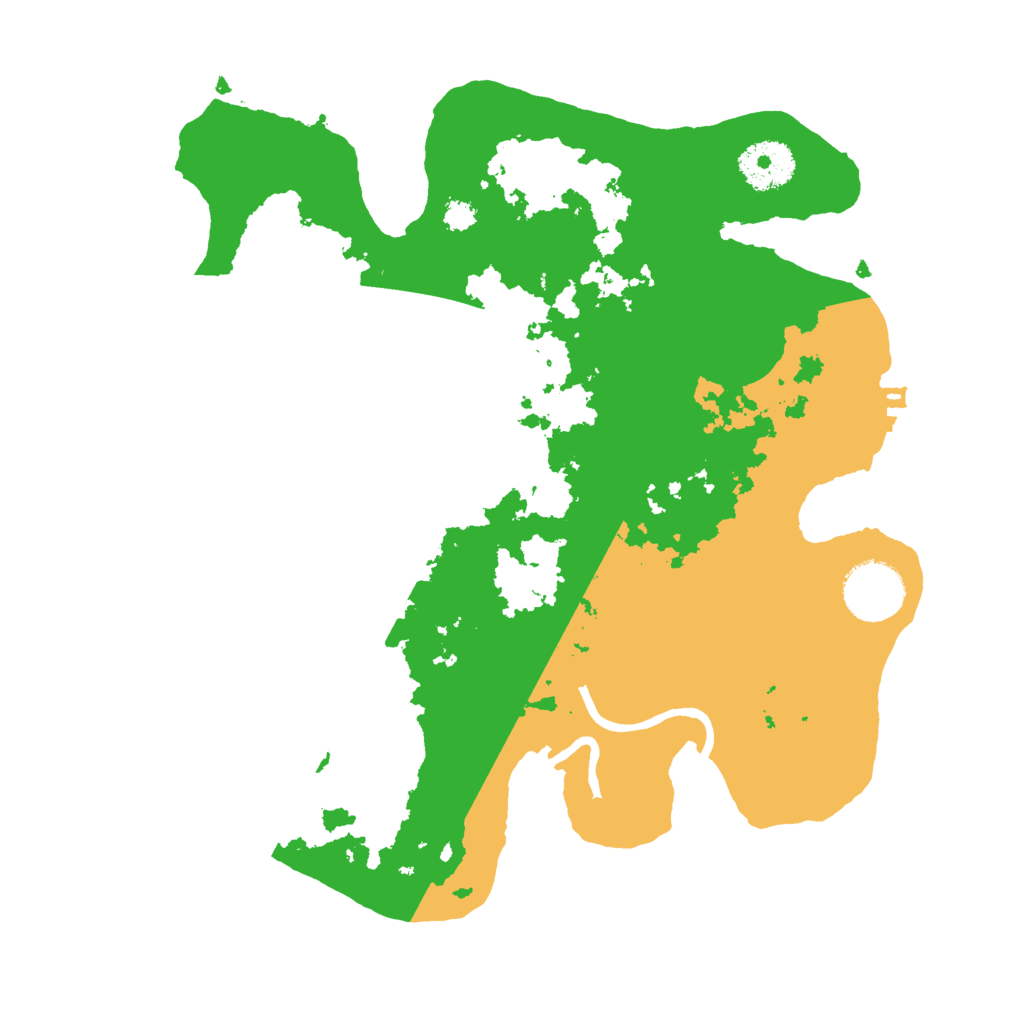 Biome Rust Map: Procedural Map, Size: 3000, Seed: 1289796366