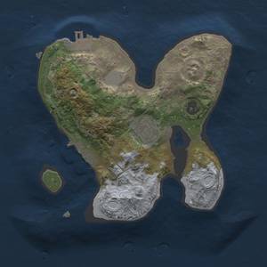 Thumbnail Rust Map: Procedural Map, Size: 2000, Seed: 50000, 6 Monuments