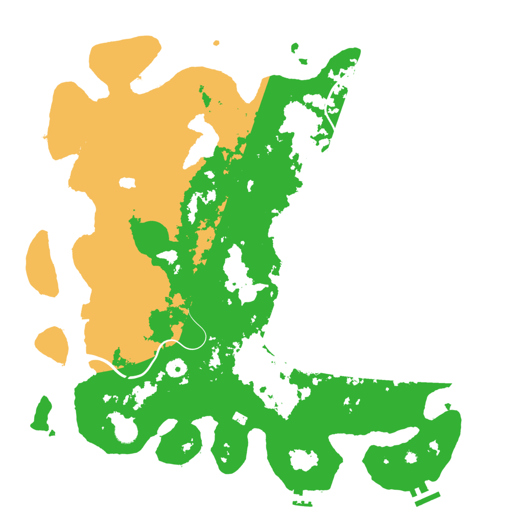 Biome Rust Map: Procedural Map, Size: 4000, Seed: 632635