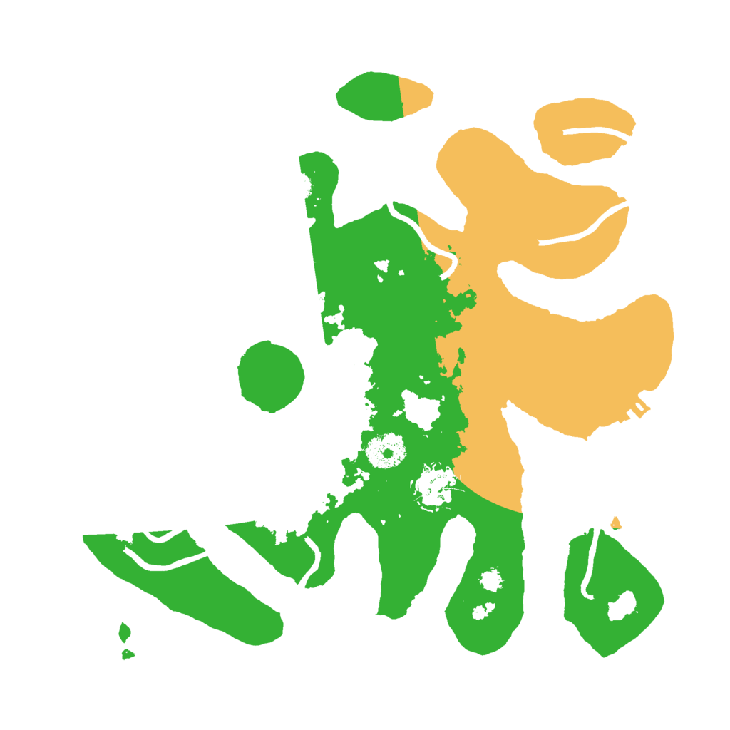 Biome Rust Map: Procedural Map, Size: 3000, Seed: 1991235