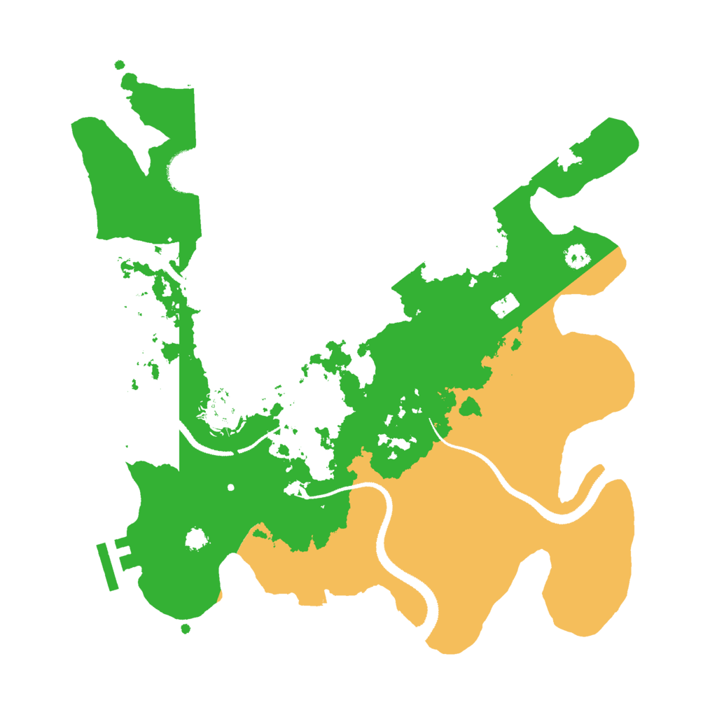 Biome Rust Map: Procedural Map, Size: 3000, Seed: 885803742
