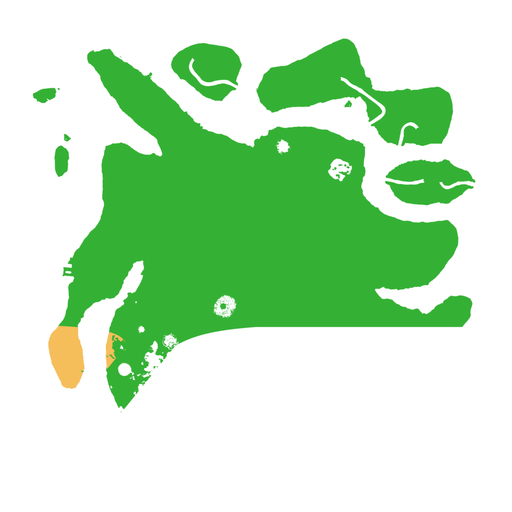 Biome Rust Map: Procedural Map, Size: 3550, Seed: 349422