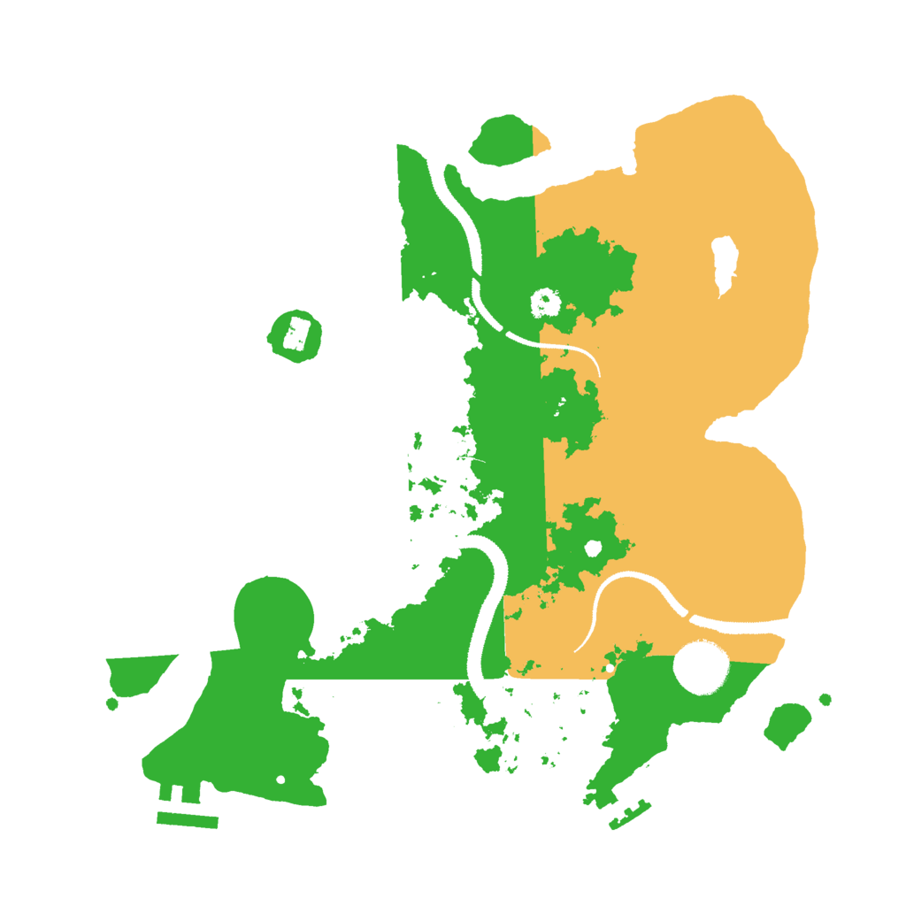 Biome Rust Map: Procedural Map, Size: 3000, Seed: 1049385324