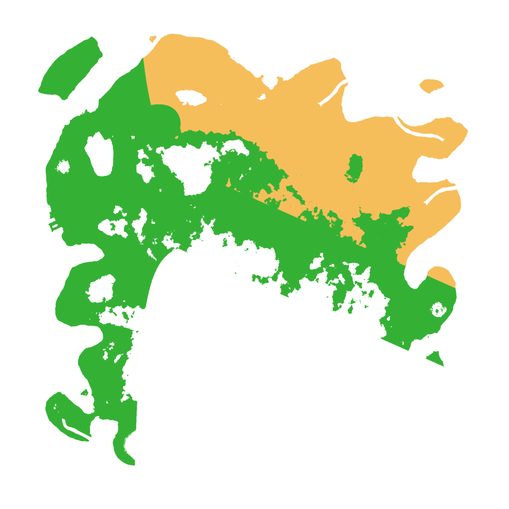 Biome Rust Map: Procedural Map, Size: 3600, Seed: 1846972878