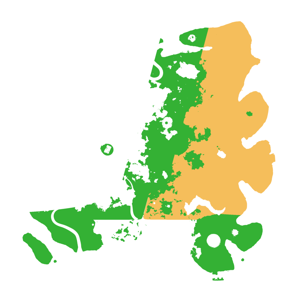 Biome Rust Map: Procedural Map, Size: 4000, Seed: 970563