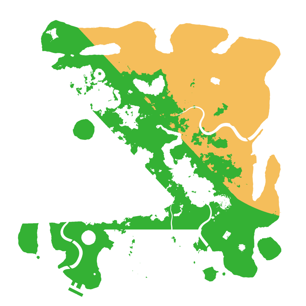 Biome Rust Map: Procedural Map, Size: 4000, Seed: 927943