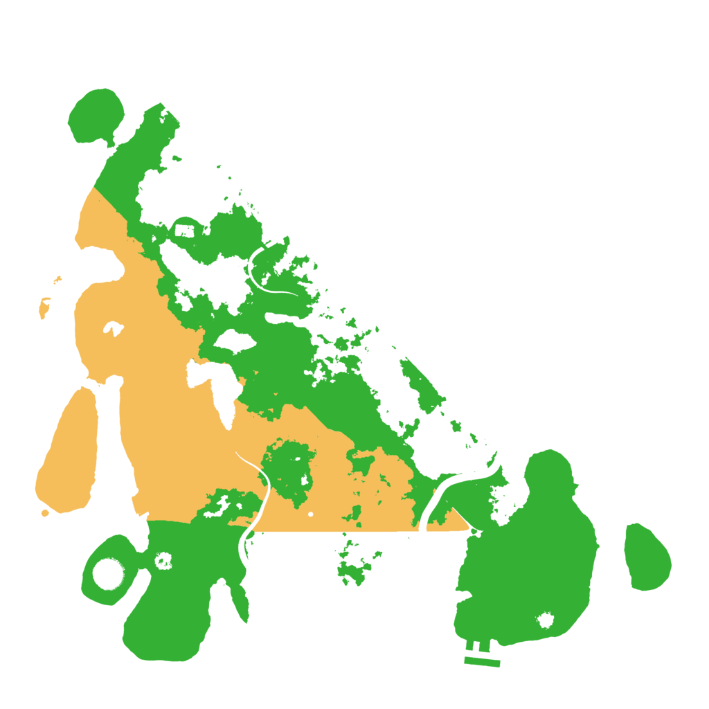 Biome Rust Map: Procedural Map, Size: 4000, Seed: 8007663